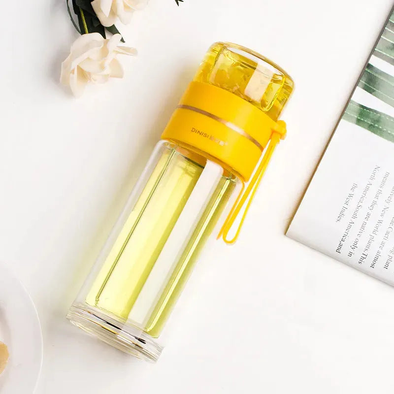 Glass Water Bottle - Bellarte Enchanté Glass Water Bottle